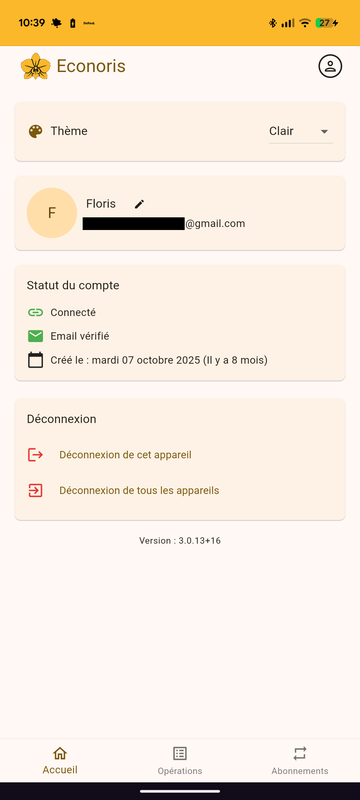 Econoris Mobile Profile